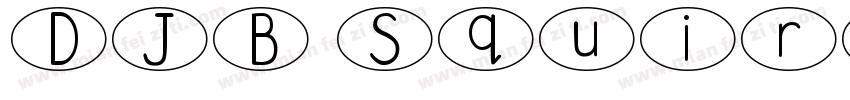 DJB Squirly Q字体转换